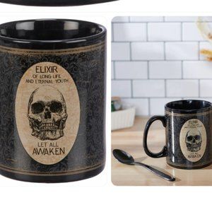 Elixir Of Long Life Eternal Youth Large Stoneware Coffee Mug by GetBullish